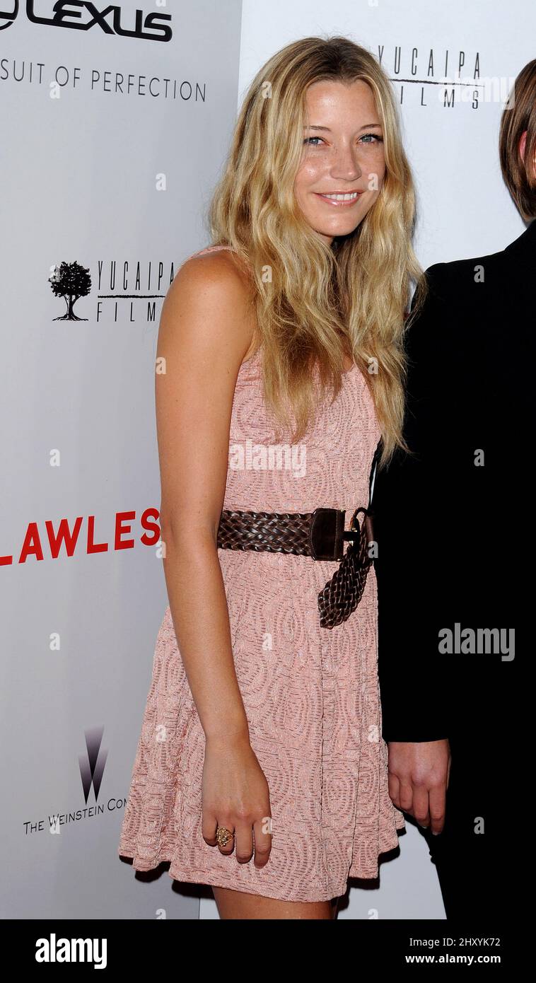 Sarah Roemer attends the "Lawless" premiere held at the ArcLight, Los Angeles. Stock Photo