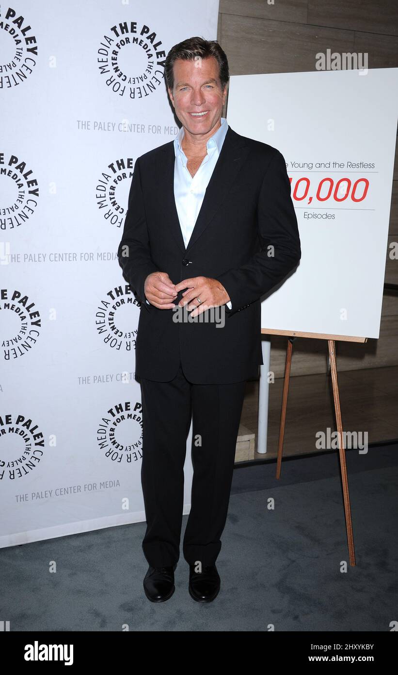 Peter Bergman attends 'The Young and the Restless: Celebrating 10,000 Episodes' at The Paley Center for Media, Beverly Hills. Stock Photo