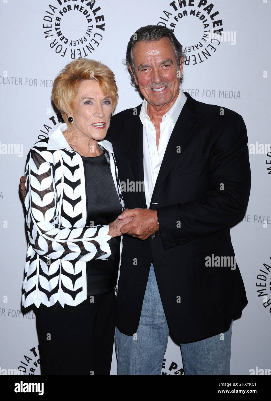 Jeanne Cooper and Eric Braeden attends 'The Young and the Restless: Celebrating 10,000 Episodes' at The Paley Center for Media, Beverly Hills. Stock Photo