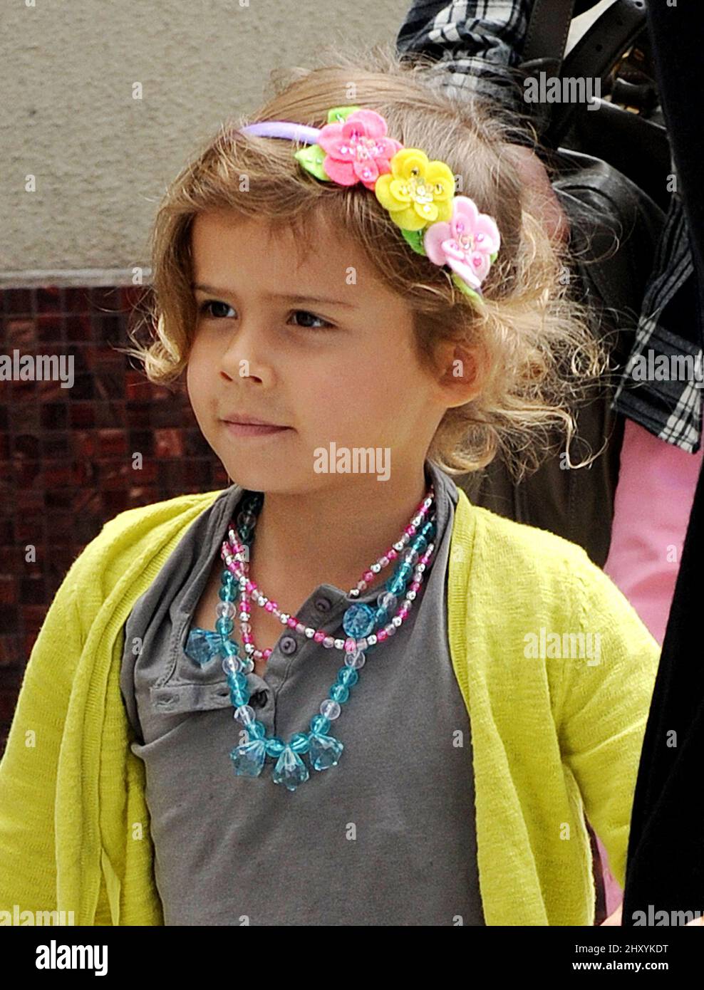 Honor Warren, daughter of Jessica Alba and Cash Warren, seen out in
