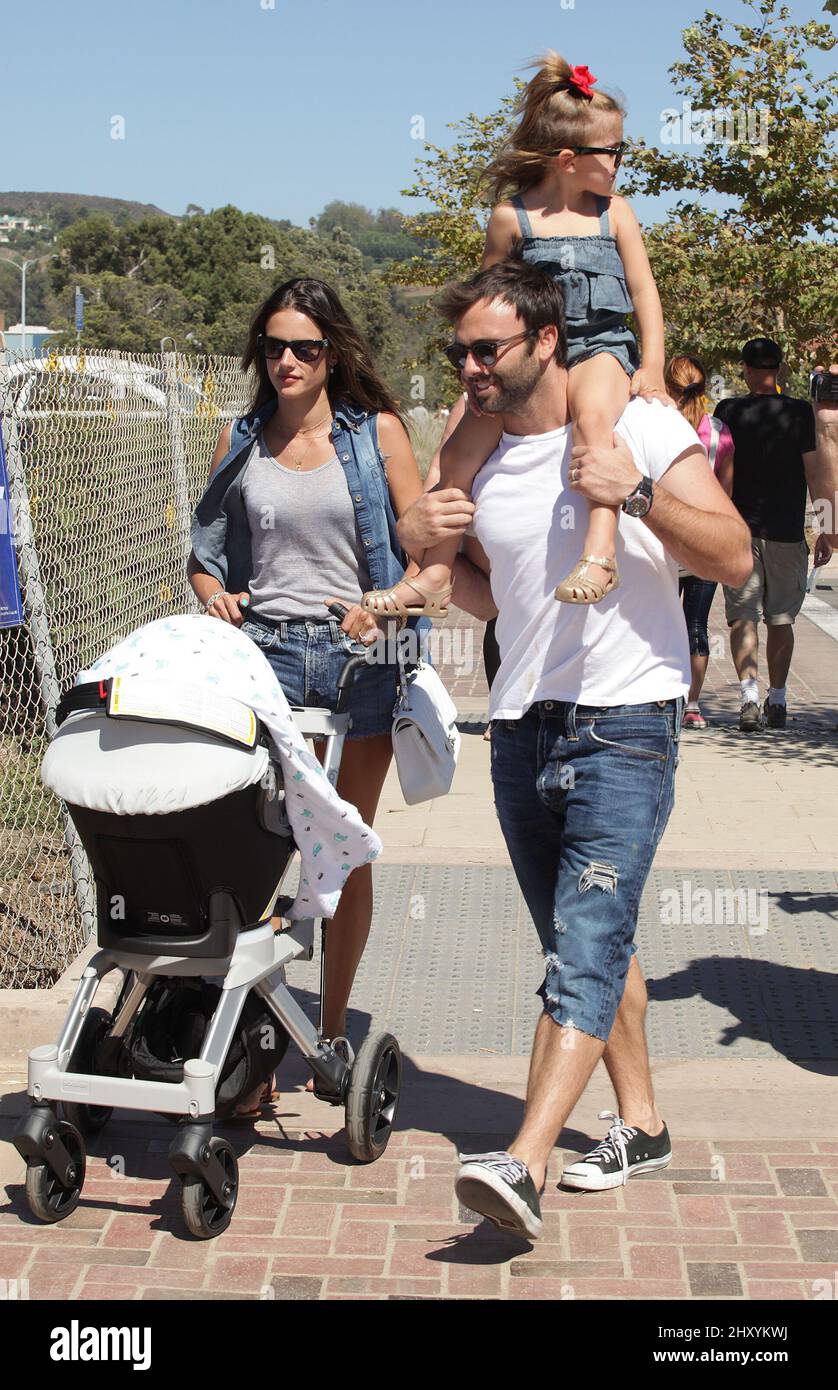 Alessandra Ambrosio, Jaime Mazur, Anja Mazur and Noah Mazur attending
