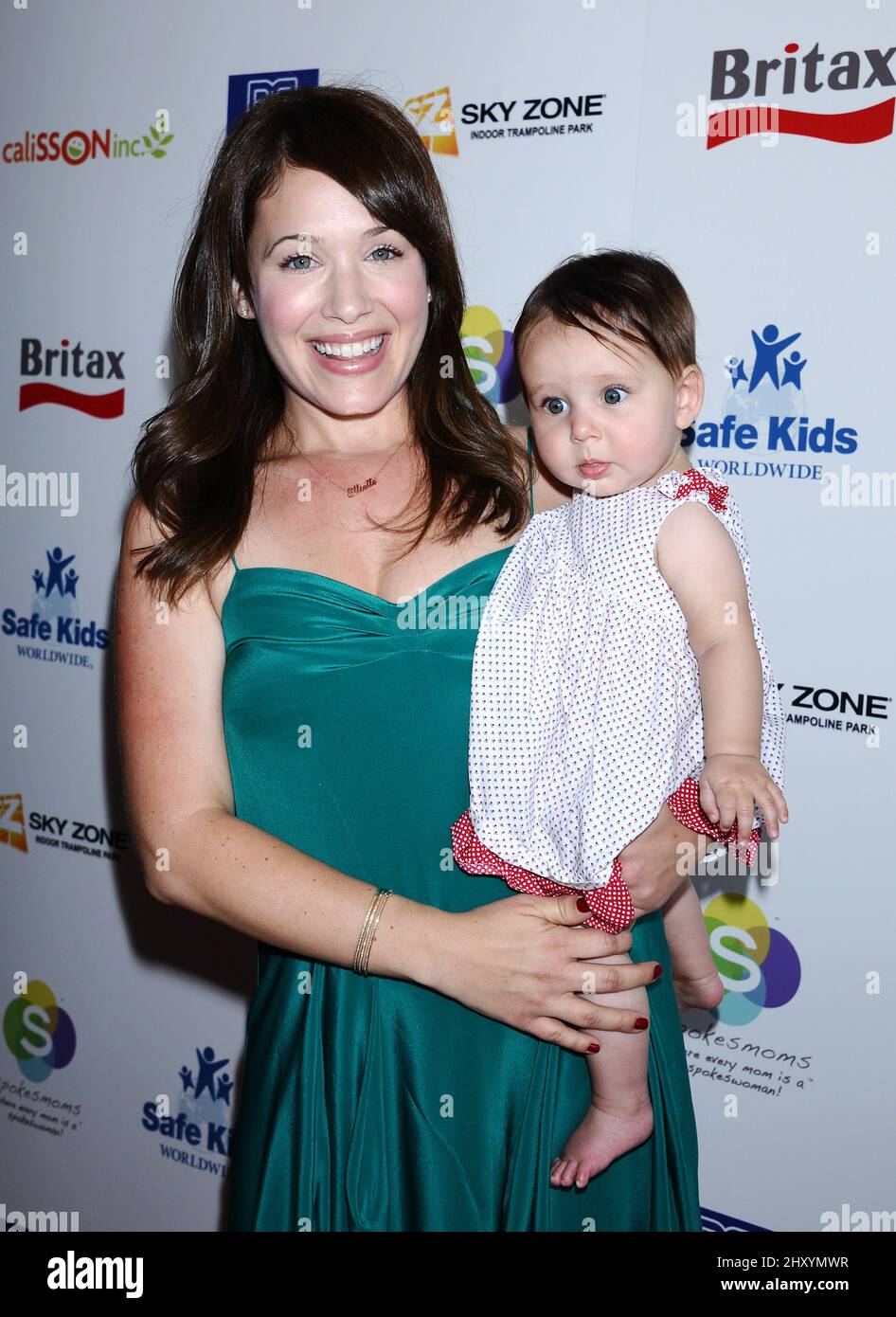 Marla Sokoloff and daughter Elliotte Puro during the Red CARpet event