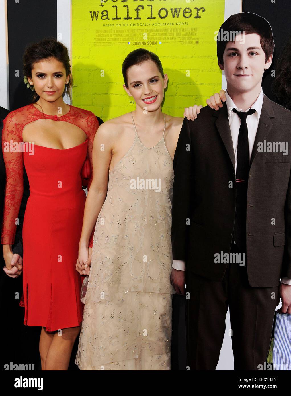 Nina Dobrev and Emma Watson attends "The Perks Of Being A Wallflower" Los Angeles Premiere held