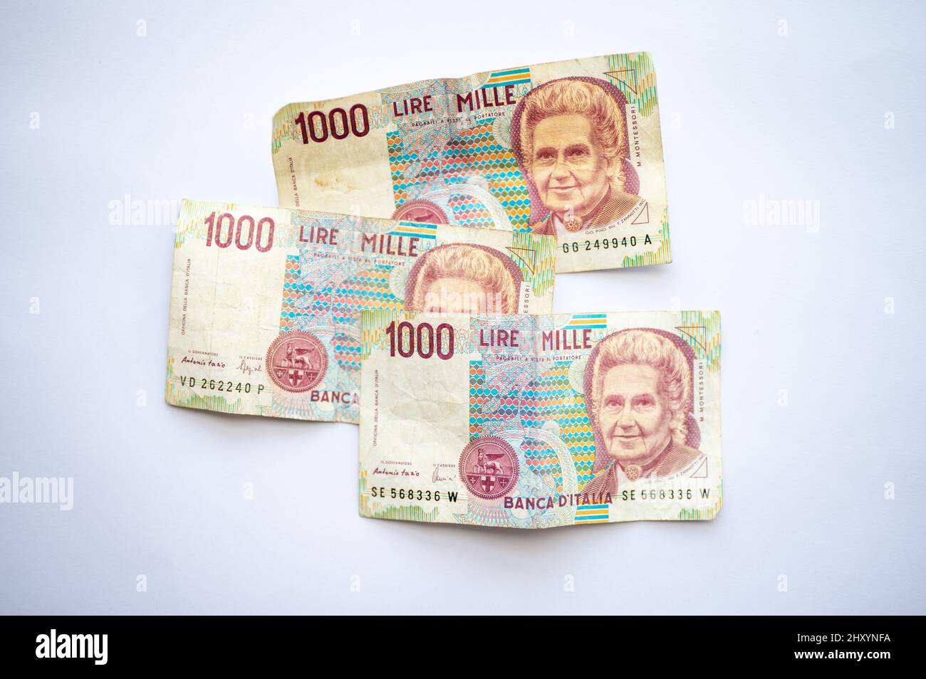 Italian lire euro hi-res stock photography and images - Alamy