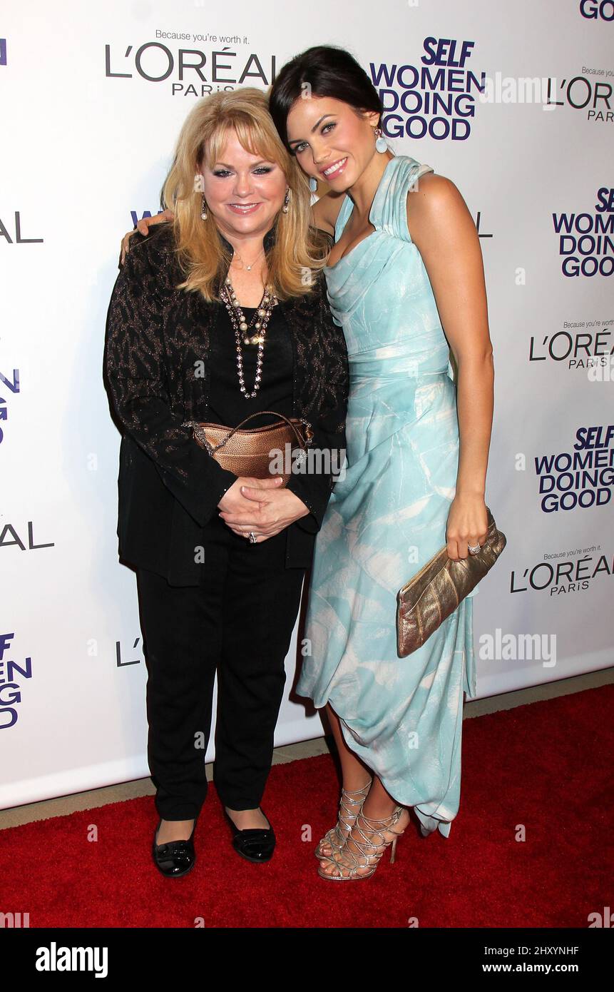 Jenna DewanTatum and mother Nancy Smith attending SELF Magazine's 5th