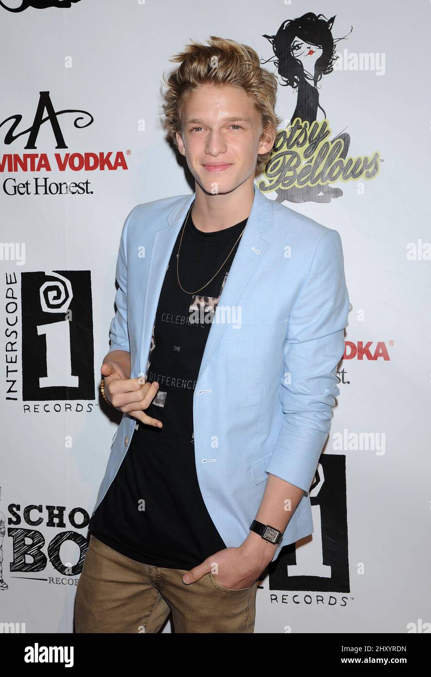 Cody Simpson attending a photocall for the release of Carly Rae Jepsen ...
