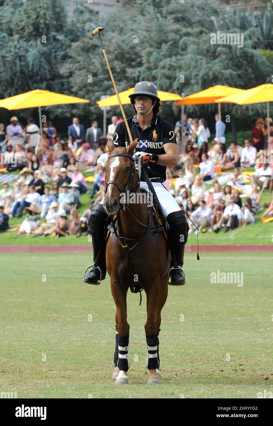 Nacho Figueras attending the 2012 Veuve Clicquot Polo Classic held at Will Rogers State Historic Park in Los Angeles, USA. Stock Photo