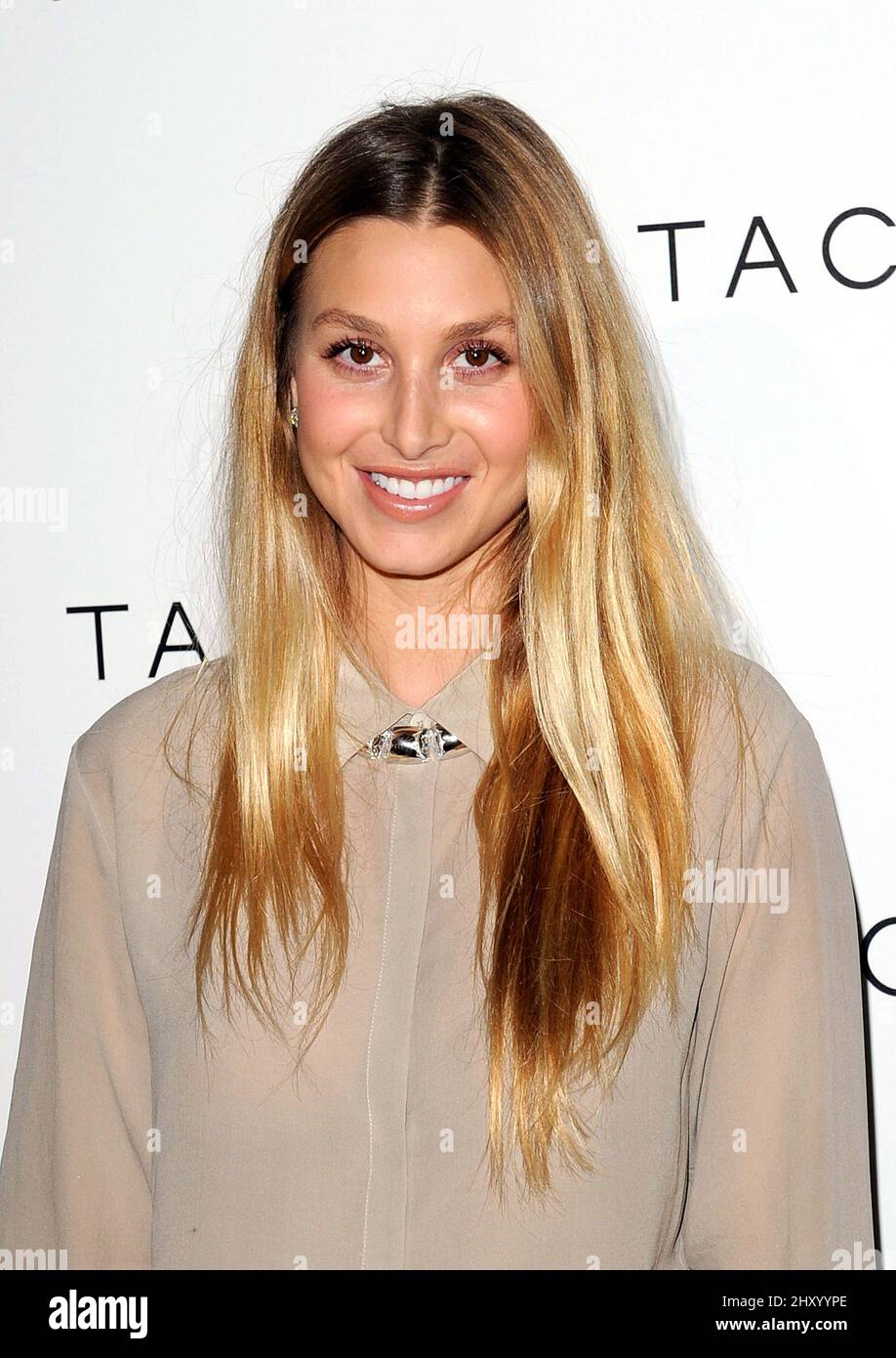 Whitney Port attending the Tacori Productions 'City Lights' Fall/Winter 2012 Collection Launch Party held at The Lot in Los Angeles, USA. Stock Photo
