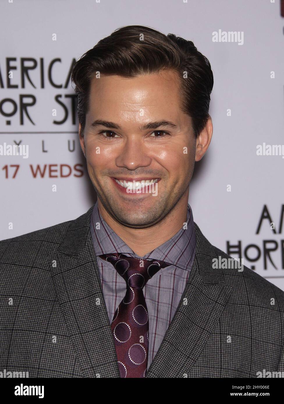 Andrew Rannells attending the premiere of "American Horror Story