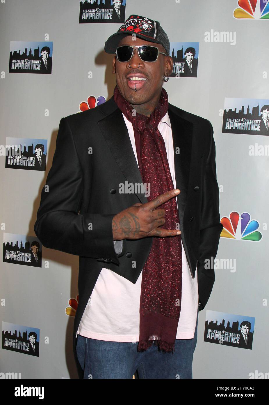 Dennis Rodman attending the "AllStar Celebrity Apprentice" press