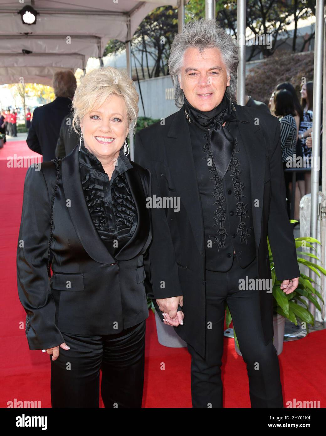 Marty Stuart and Connie Smith during the Country Music Hall of Fame ...
