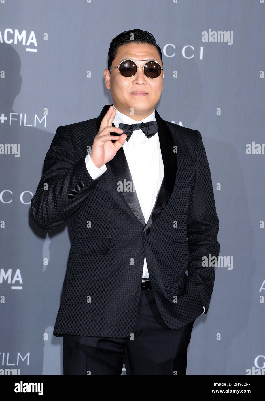 Officialpsy PSY attending the 2012 Art + Film Gala at LACMA in Los Angeles Stock ...