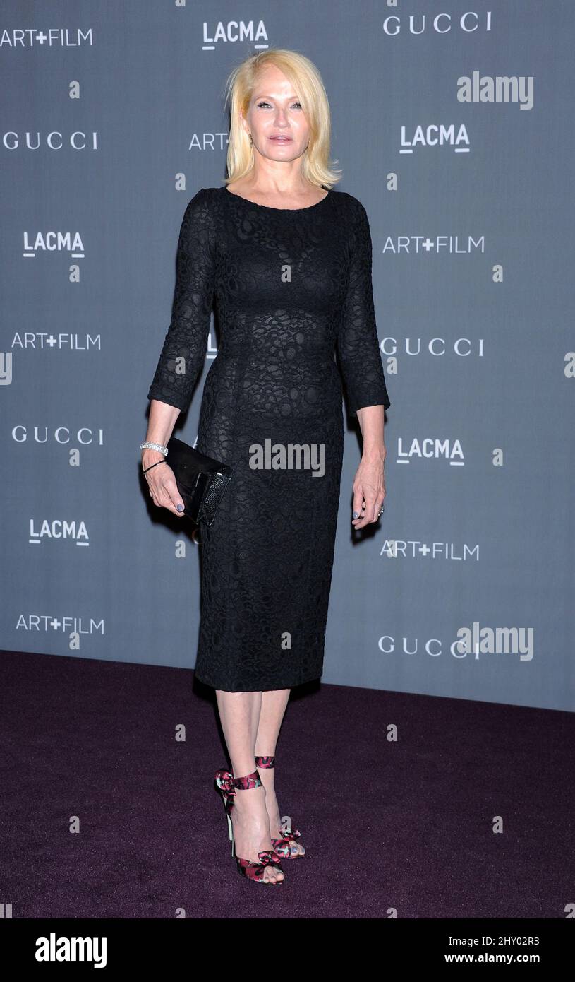 Ellen Barkin attending the 2012 Art + Film Gala at LACMA in Los Angeles. Stock Photo