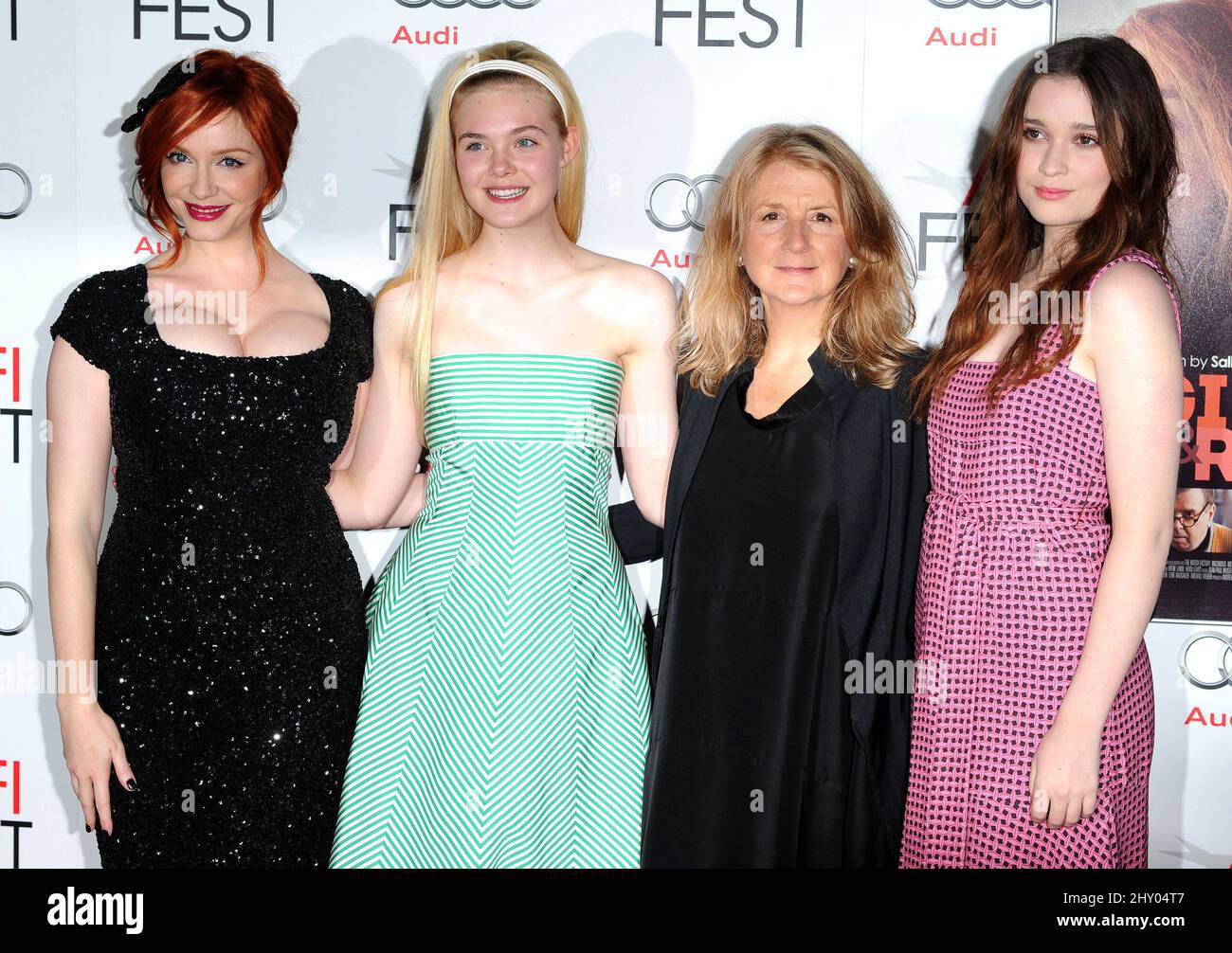 Christina Hendricks, Elle Fanning, Sally Potter and Alice Englert ...