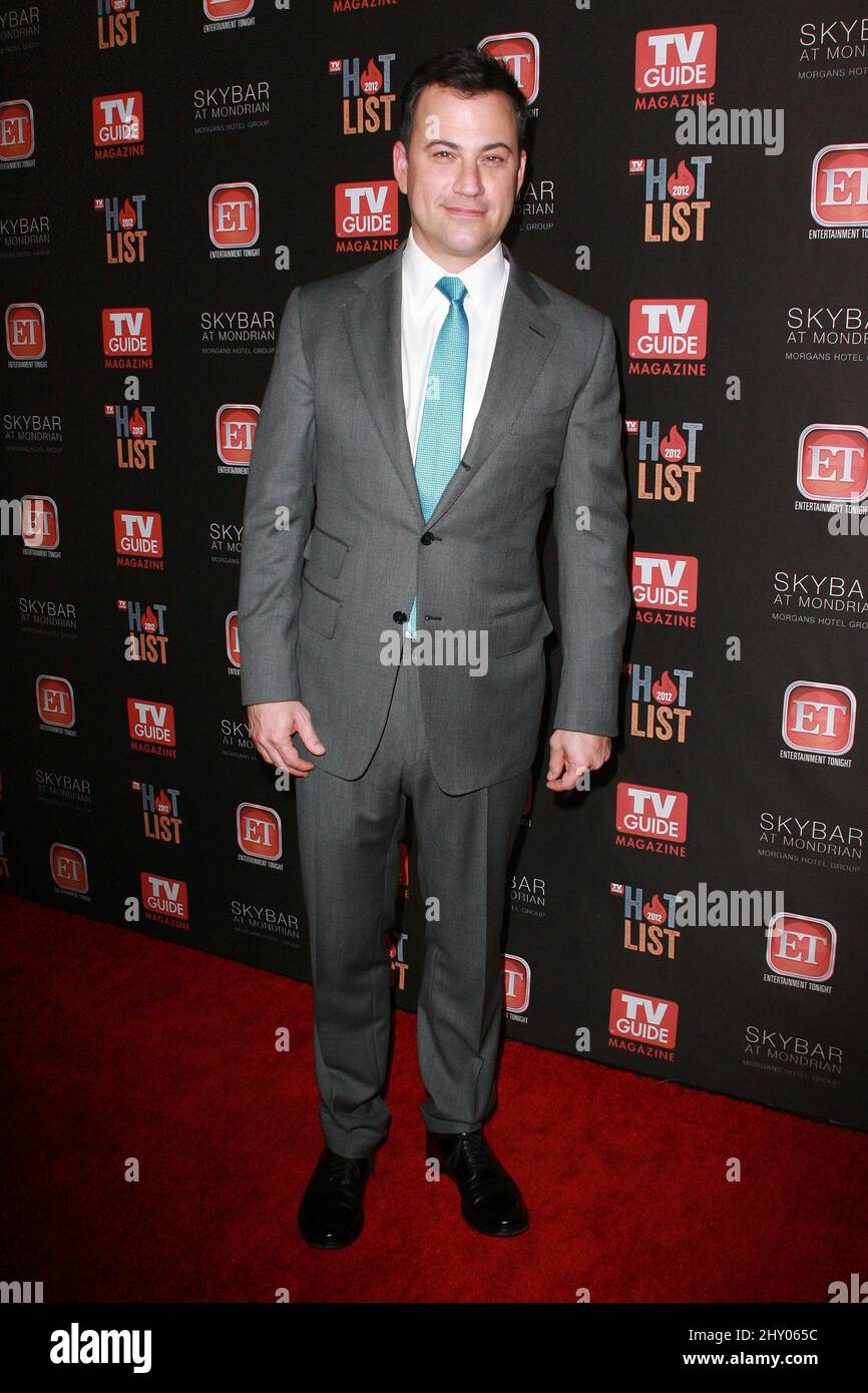 Jimmy Kimmel attending the TV Guide Magazine Hot List Party in ...