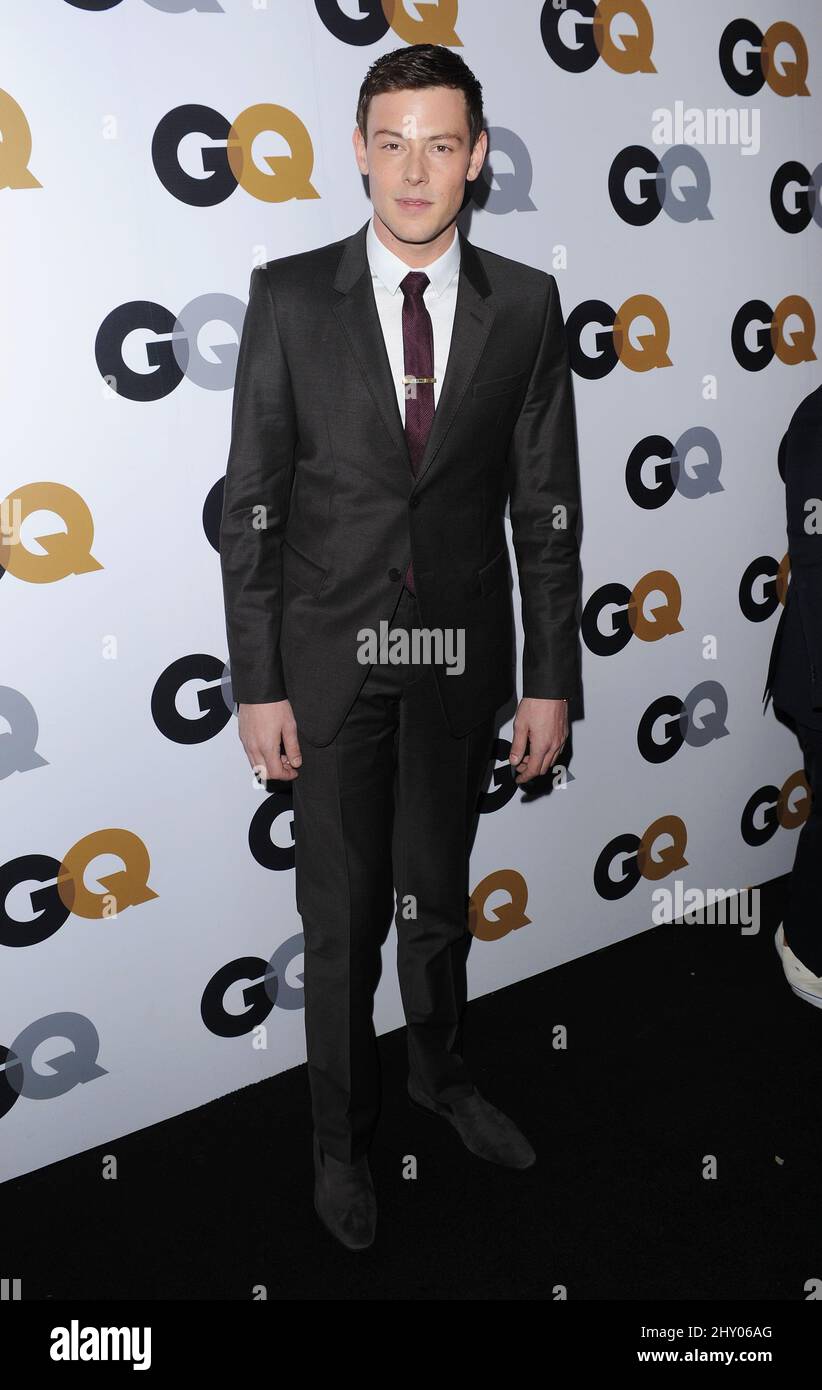 Cory Monteith attending the 2012 GQ Man of the Year party in Beverly Hills, California. Stock Photo