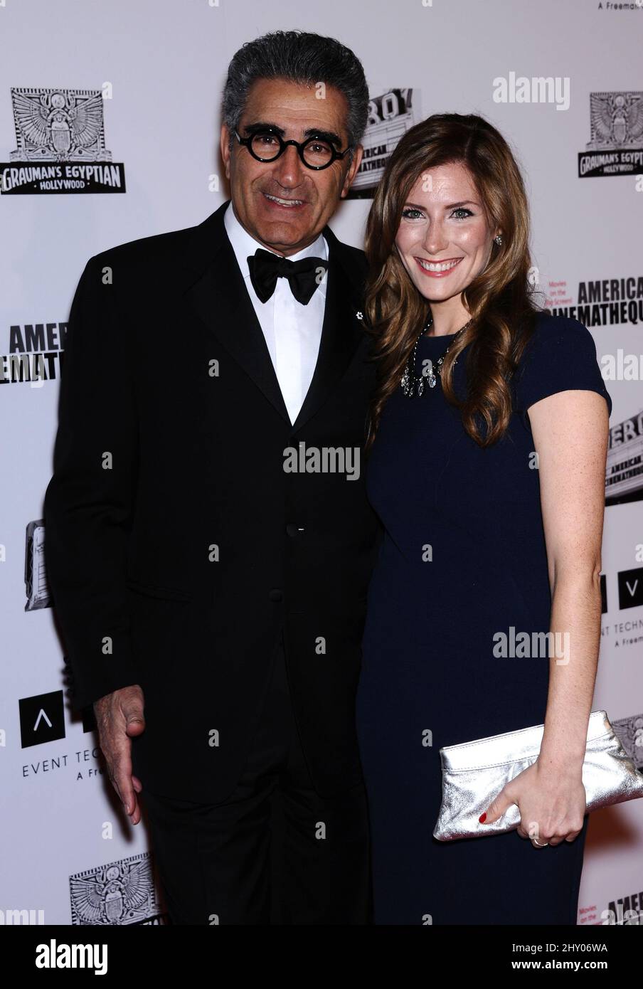 Eugene Levy & daughter Sara attends the American Cinematheque Honours Ben  Stiller at Hilton Hotel, Beverly Hills, California on November 15, 2012  Stock Photo - Alamy