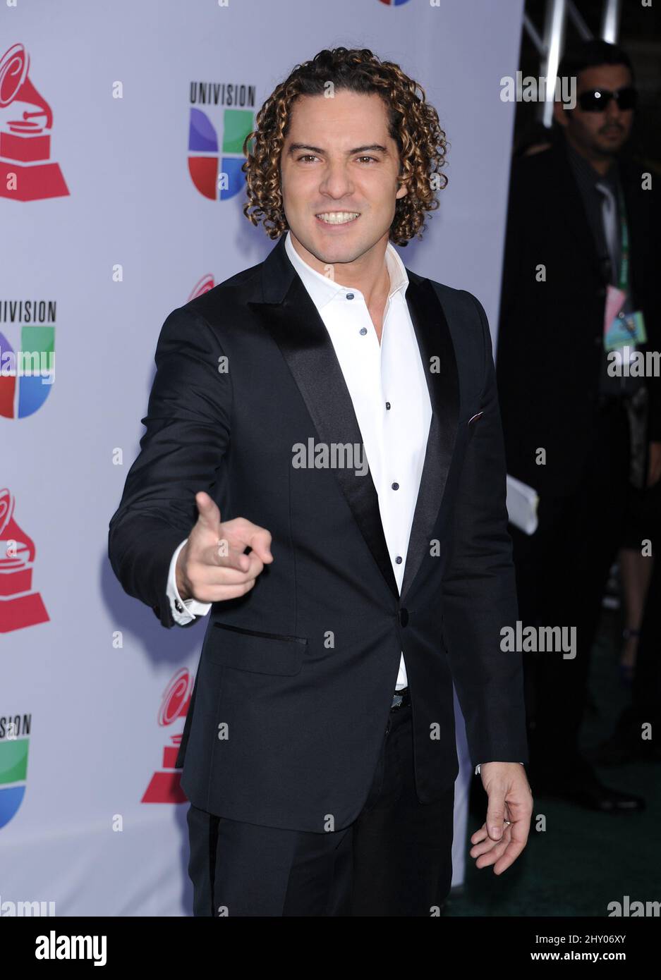 David Bisbal attends the 13th Annual Latin Grammy Awards held at the Mandalay Bay Events Center, Las Vegas, Nevada on November 15, 2012. Stock Photo