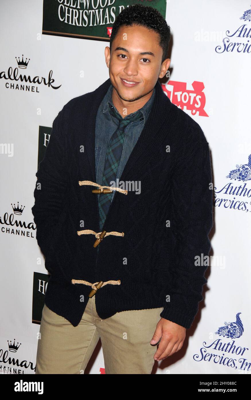 Tahj Mowry arriving at the 2012 Hollywood Christmas Parade in Hollywood