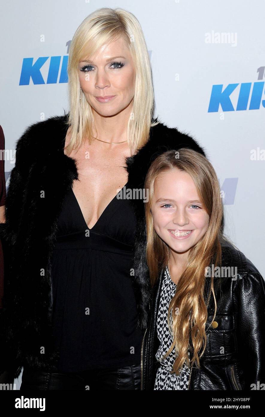 Jennie Garth arriving at the first night of KIIS FM's Jingle Ball, in