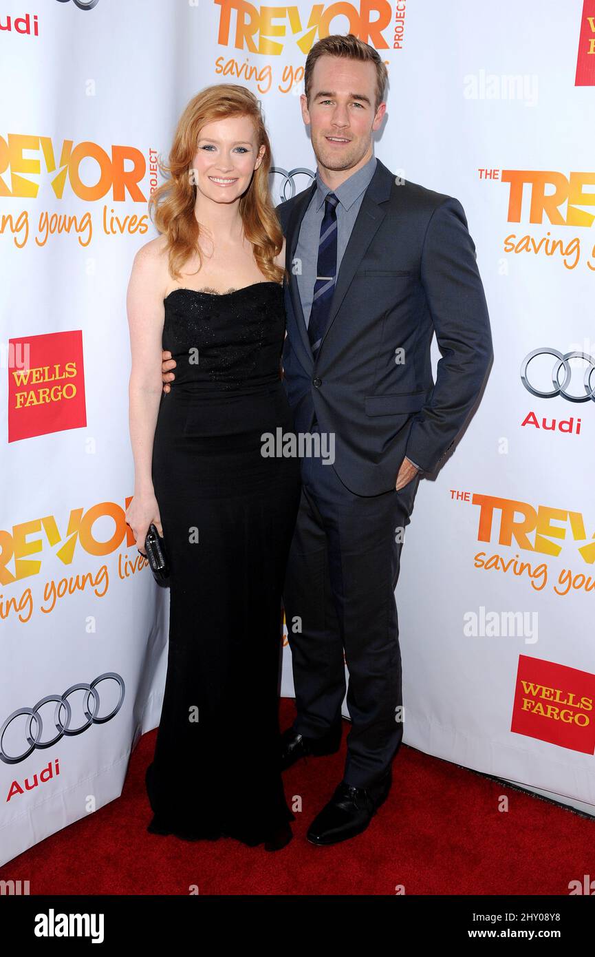 James Van Der Beek and Kimberly Brook attending "Trevor Live" 2012