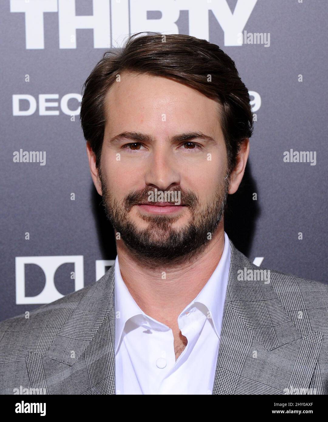 Mark Boal attending the premiere of 'Zero Dark Thirty' in Hollywood, California. Stock Photo