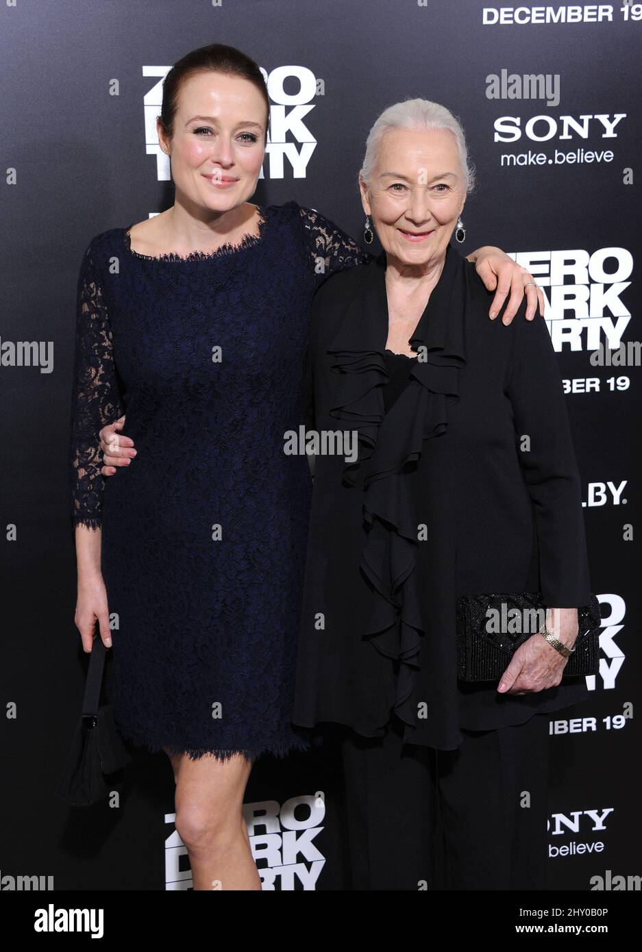 Jennifer Ehle & Rosemary Harris attending the premiere of "Zero Dark