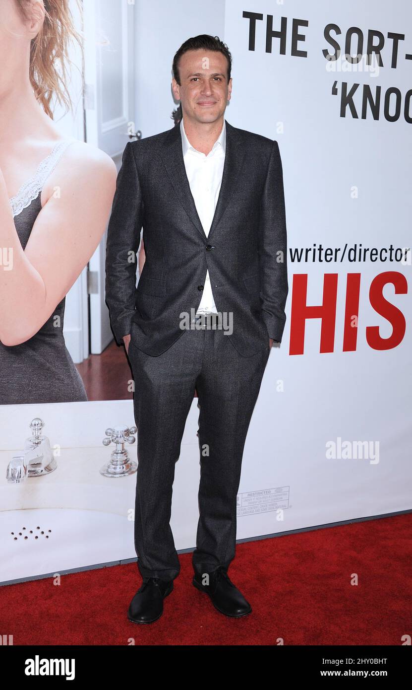 Jason Segel attending the premiere of 'This Is 40' in Hollywood, California. Stock Photo