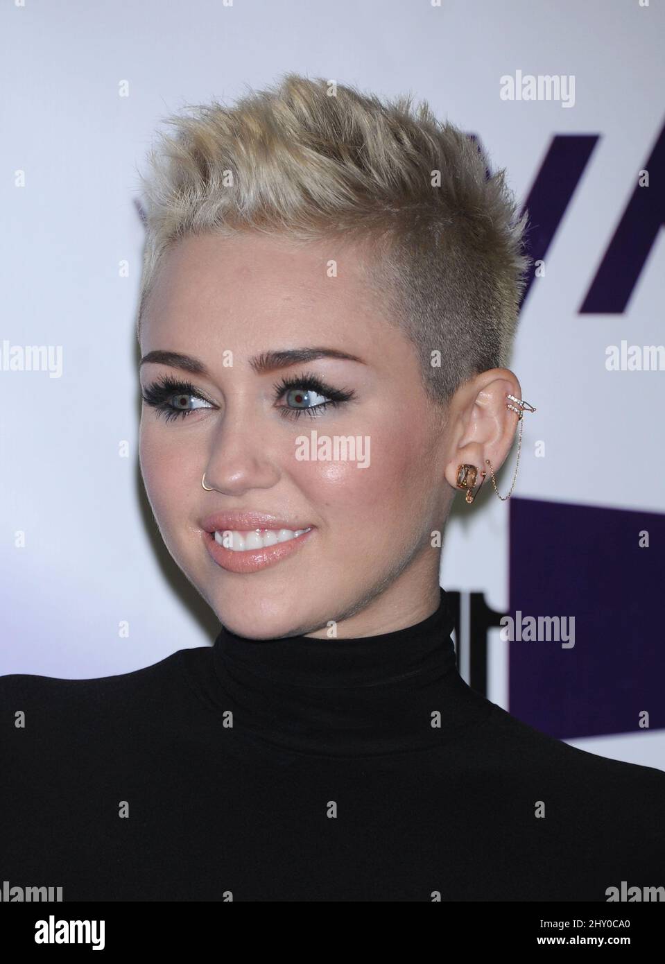 Miley Cyrus attending the "VH1 Divas" 2012 held at The Shrine