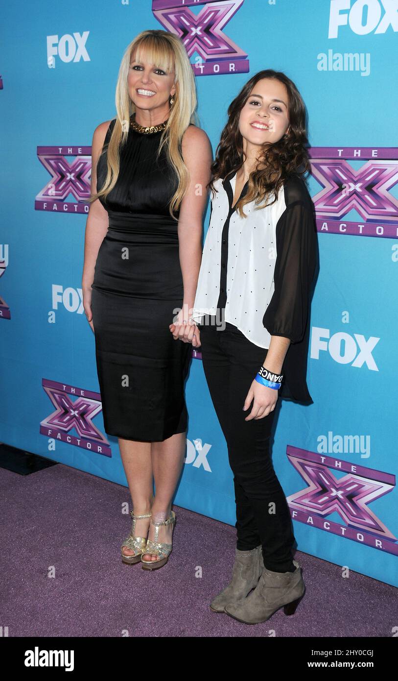 Britney Spears, Carly Rose Sonenclar attending 