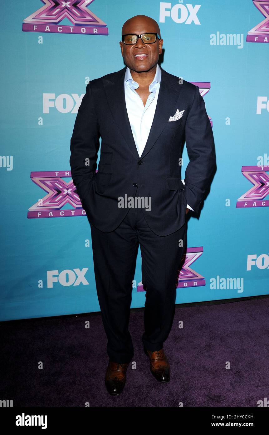 L.A. Reid attending the 2012 "X Factor" Finale Show held at CBS Studios