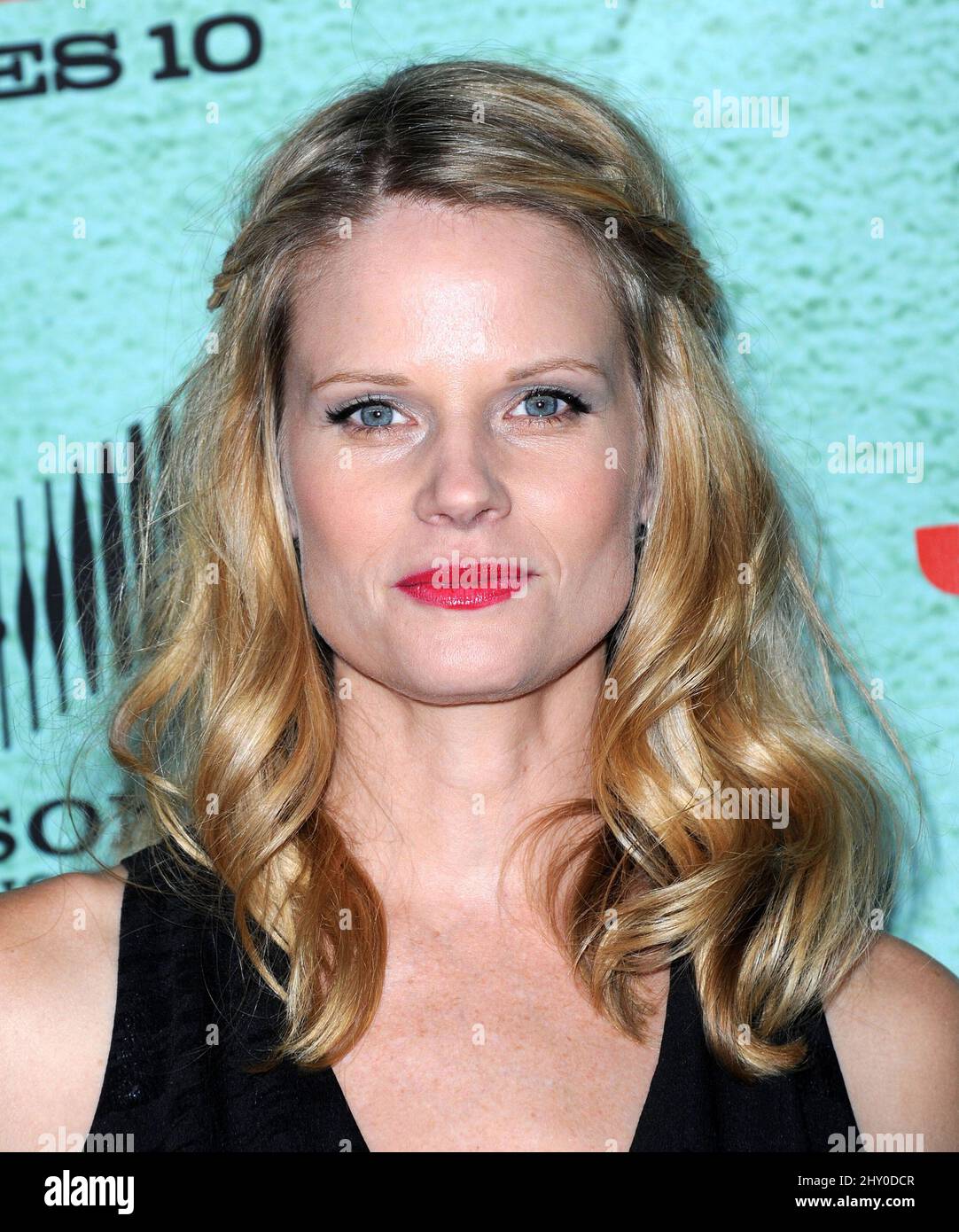 Joelle Carter attending the "Justified" Season Premiere held at