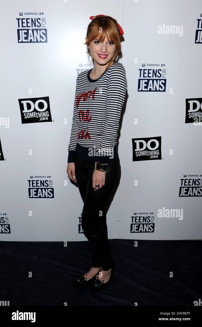 Bella Thorne attending the Teens For Jeans Party in Hollywood California Stock Photo