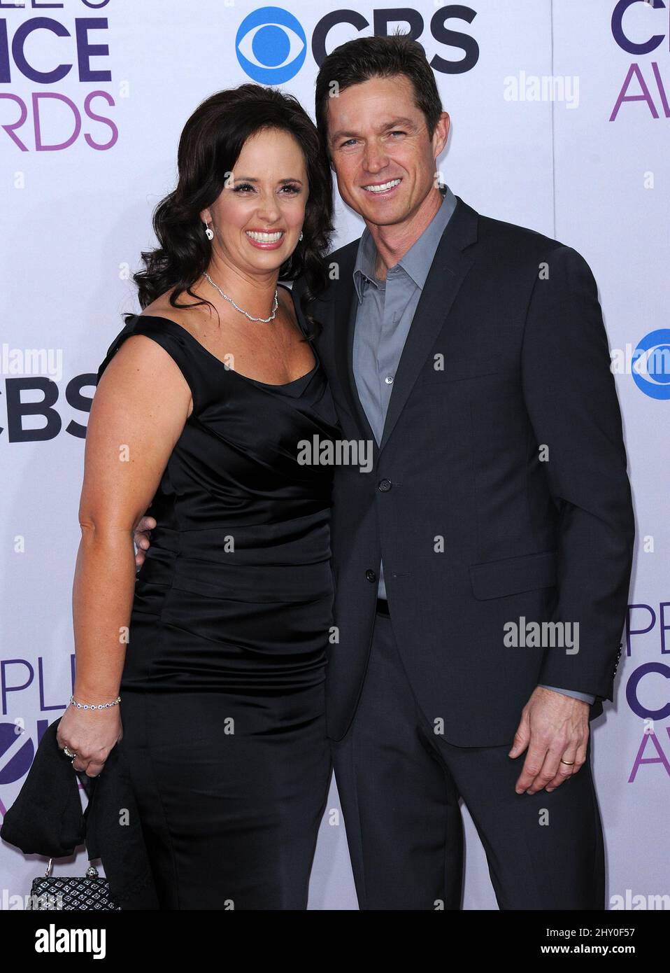 Eric Close & wife Keri arriving at the People's Choice Awards 2013 held