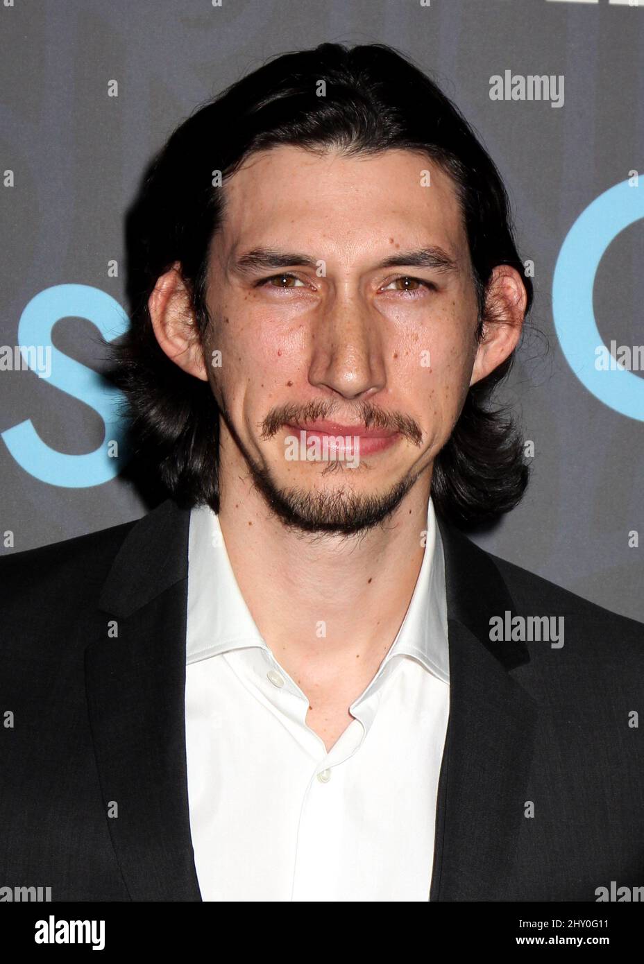 Adam Driver attending the premiere of season 2 of 'Girls' in NEw York. Stock Photo