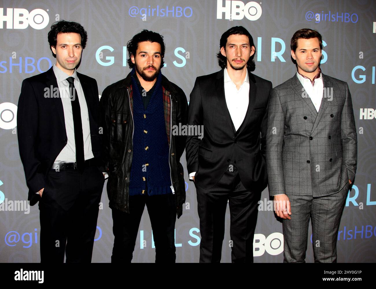 Adam Driver attending the premiere of season 2 of Girls in NEw York Stock  Photo - Alamy