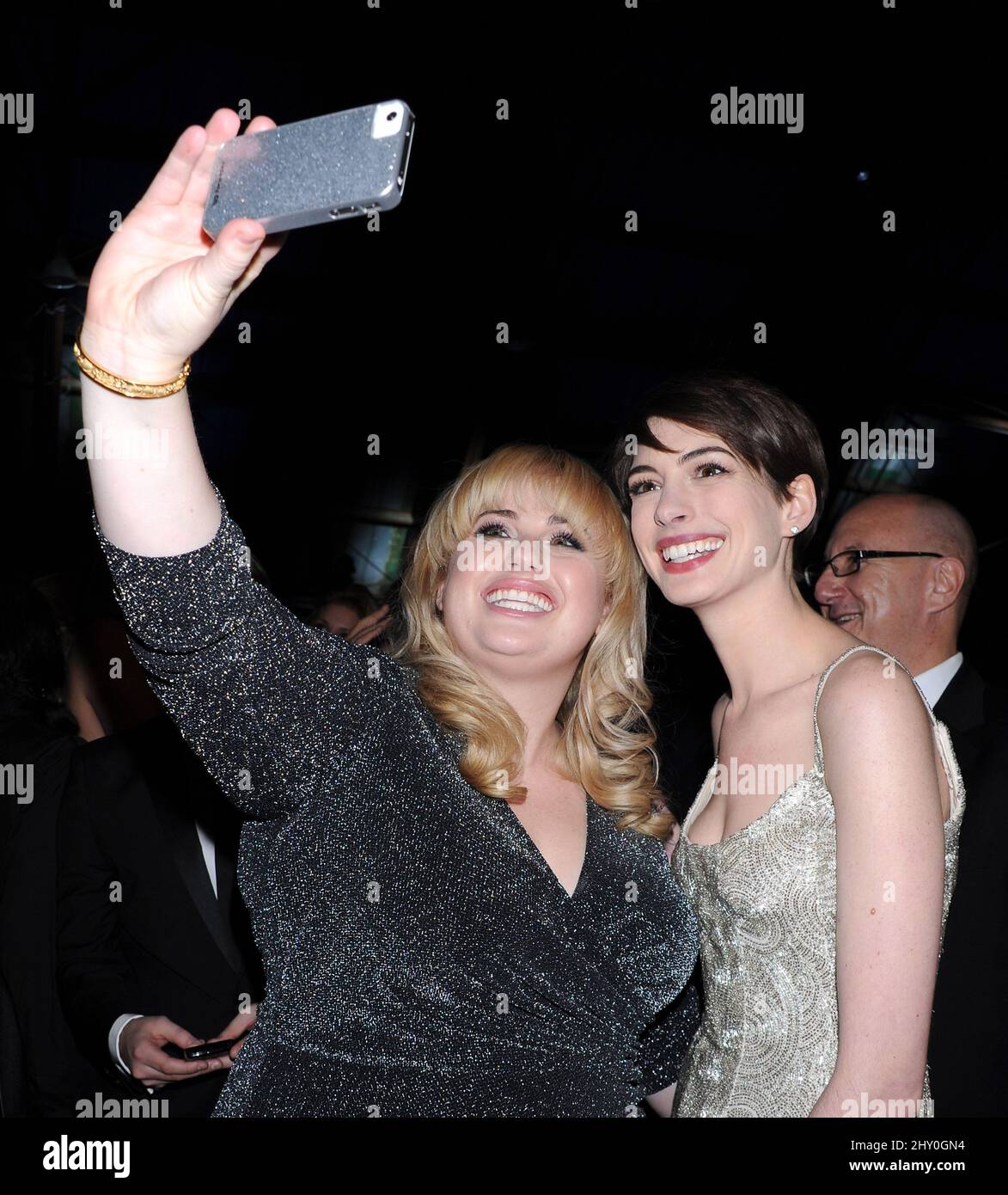 Rebel Wilson and Anne Hathaway (right) during the 2013 Critics