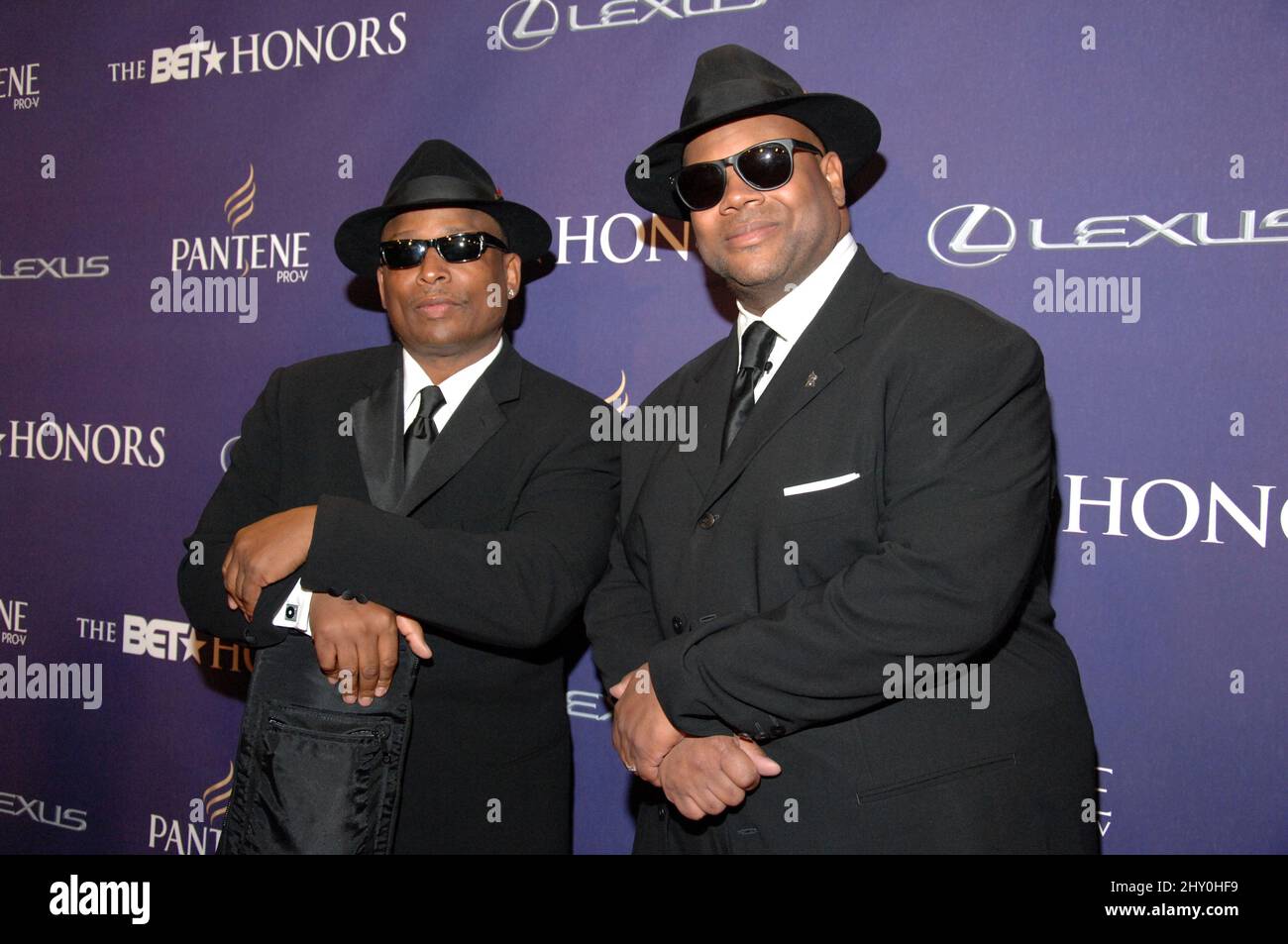 Jimmy Jam & Terry Lewis attending the 2013 BET Honours Awards in Washington Stock Photo