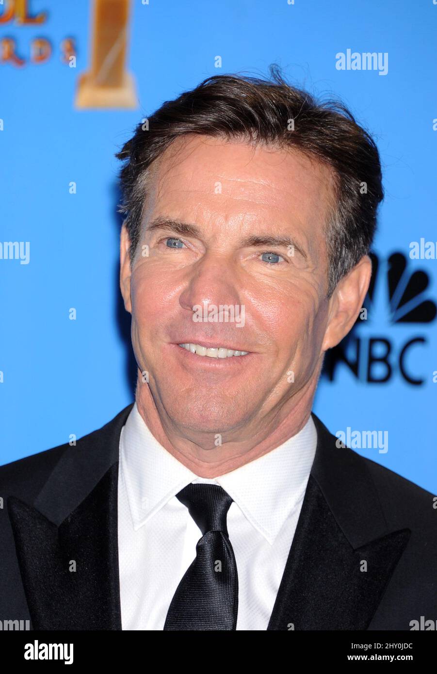 Dennis Quaid in the press room at the 70th Annual Golden Globe Awards ...