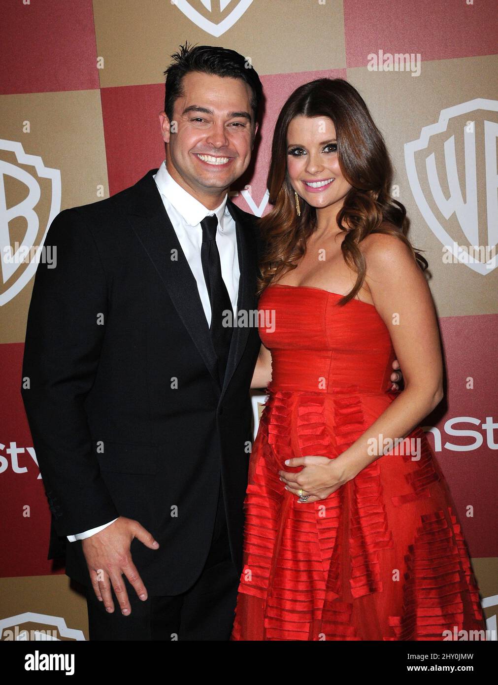 Nick Swisher and Joanna Garcia attending the 14th Annual Warner Bros. and InStyle Golden Globe Awards After Party held at the Beverly Hilton Hotel in Los Angeles, USA. Stock Photo