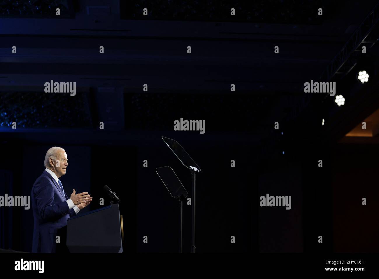 President Joe Biden speaks during the National League of Cities ...
