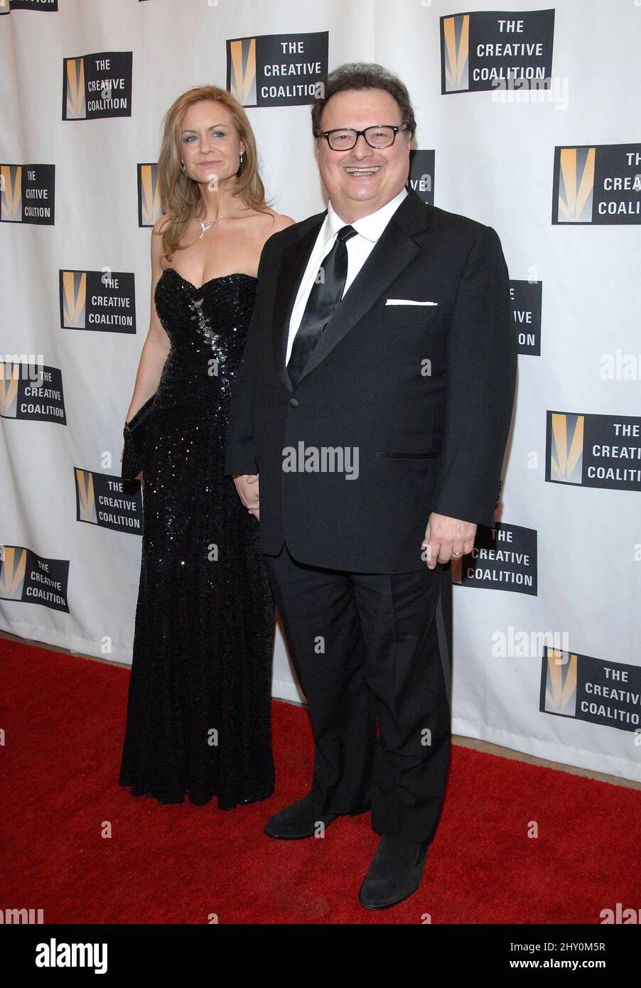 Clare De Chenu and Wayne Knight attending the Creative Coalition Inaugural  Ball at the Harman Centre for the Arts in Washington DC Stock Photo - Alamy