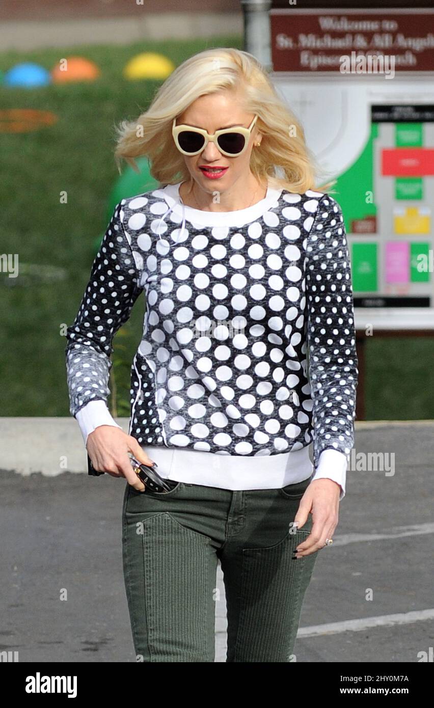 Gwen Stefani spotted in Beverly Hills, California Stock Photo Alamy