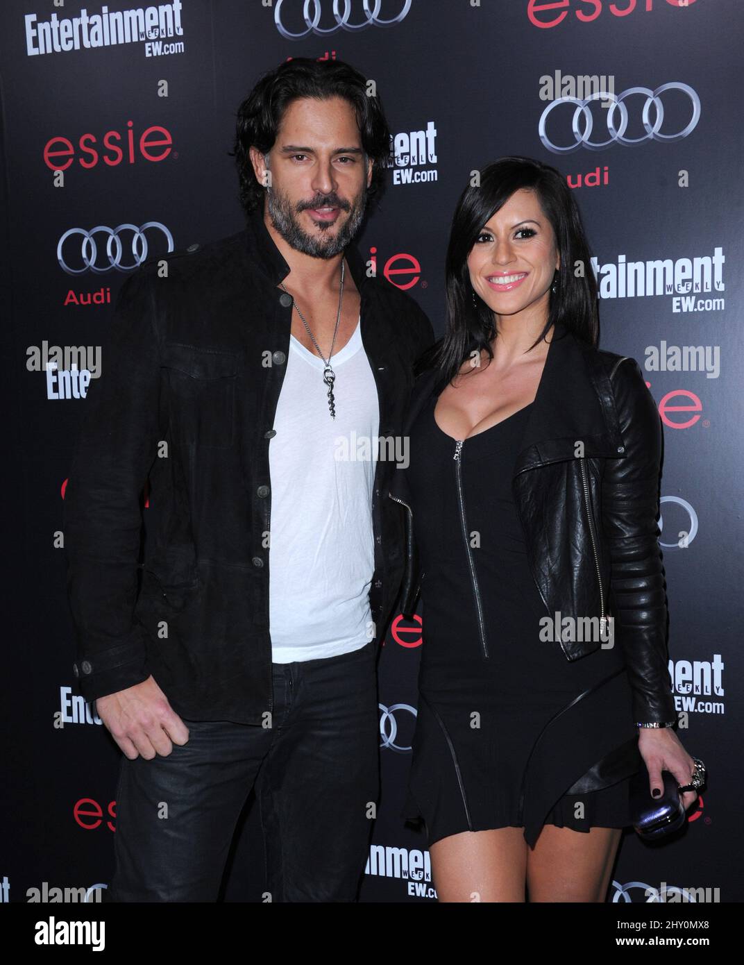 Joe Manganiello and Bridget Peters attending the Entertainment Weekly Pre-SAG Party hosted by Essie and Audi held at the Chateau Marmont in California, USA. Stock Photo