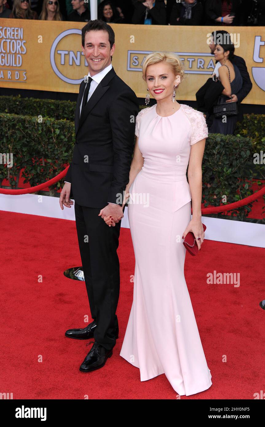 Noah Wyle and Sara Wells arriving at the 19th Annual Screen Actor's