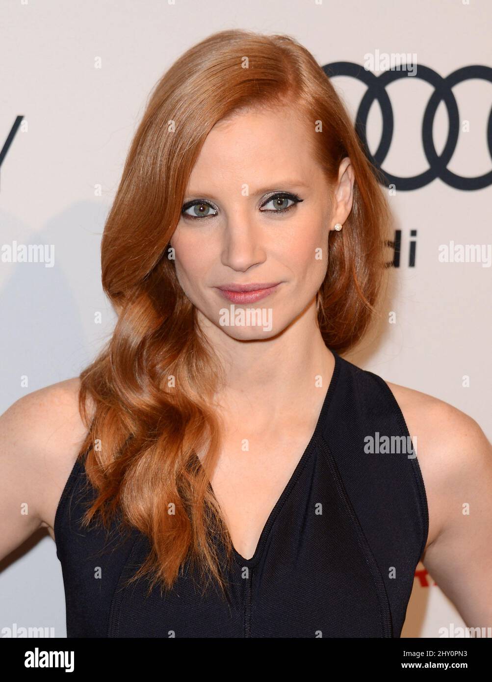 Jessica Chastain attending The Hollywood Reporter Nominees' Night 2013 held at Spago in Los Angeles, USA. Stock Photo