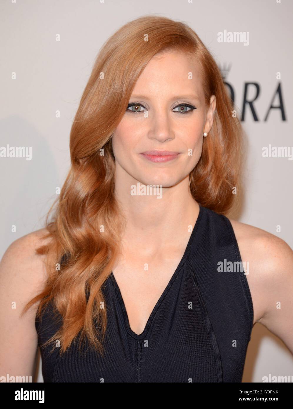 Jessica Chastain attending The Hollywood Reporter Nominees' Night 2013 held at Spago in Los Angeles, USA. Stock Photo
