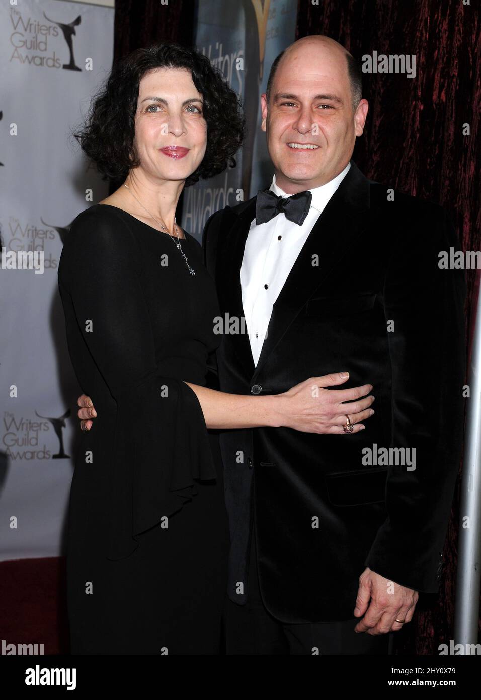 Linda Brettler and Matthew Weiner attending the 2013 Writers Guild ...