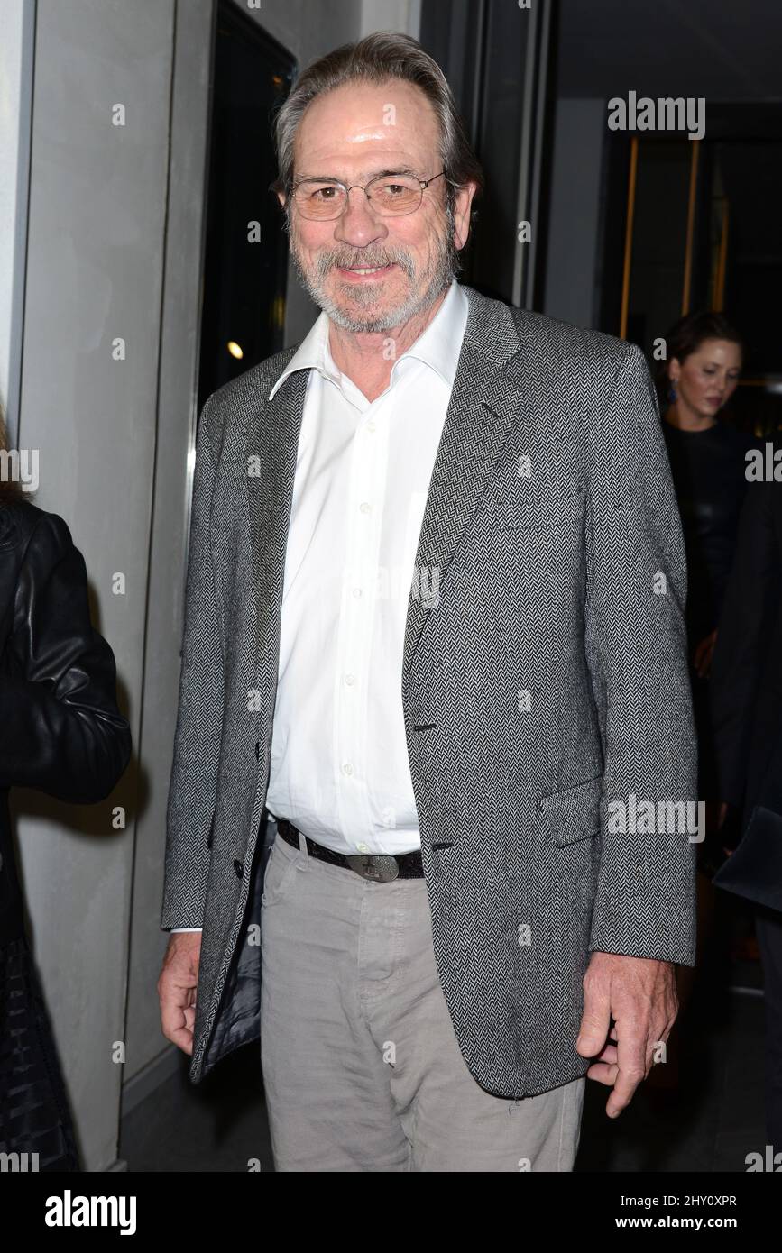 Tommy Lee Jones attending the'Tom Ford Cocktail Event in Support of Project Angel Food' held at Tom Ford in Los Angeles, USA. Stock Photo