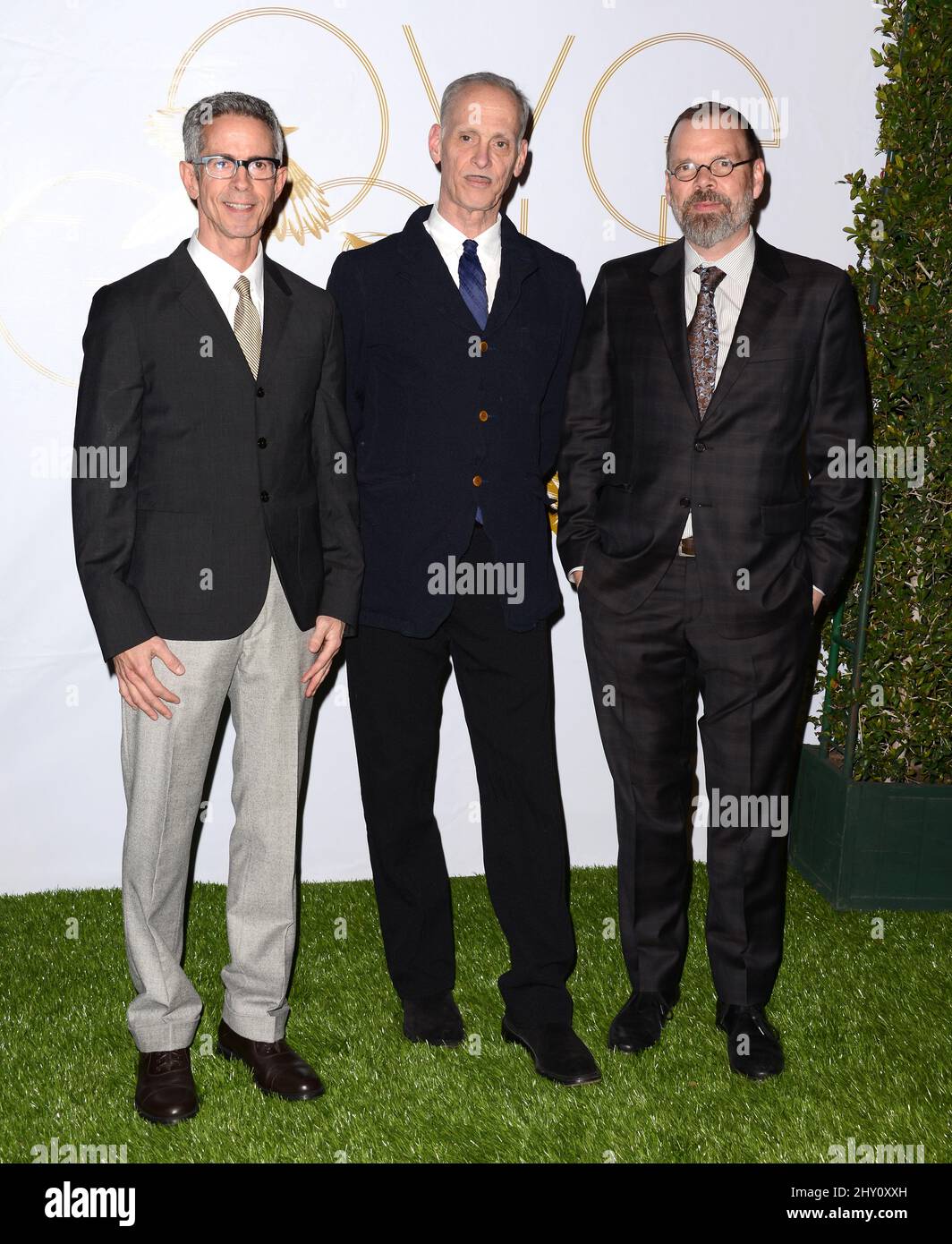 John Waters and guests attending the Elton John AIDS Foundation Party at Selma House in West Hollywood, California. Stock Photo
